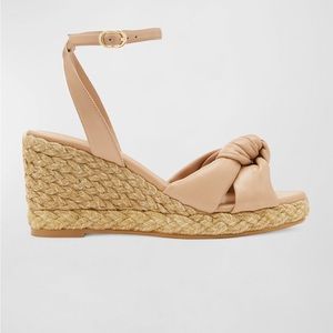 SW Playa Lambskin Knot Espadrille Sandals